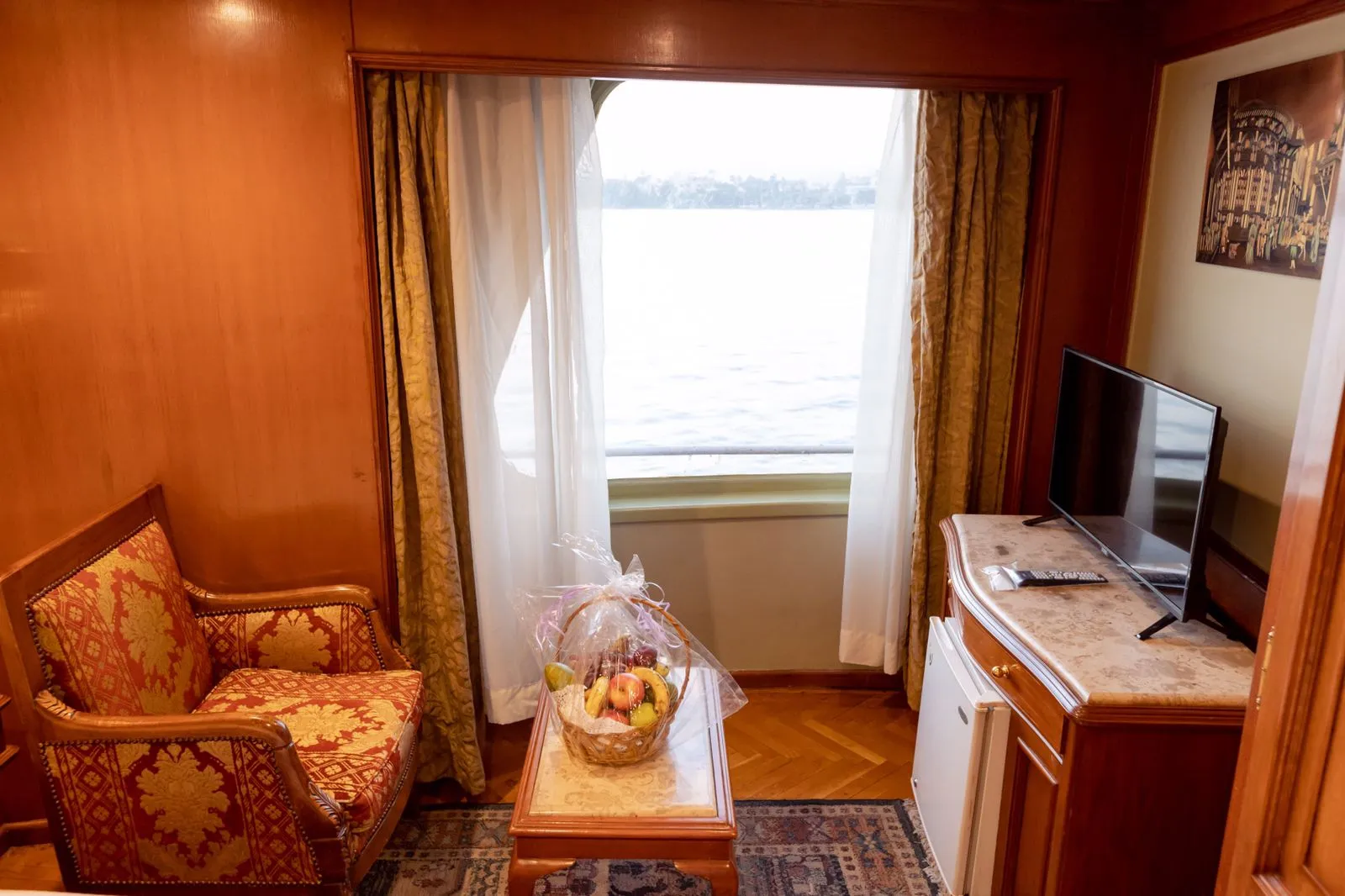 Cabin aboard the MS King Tut I Nile Cruise Nile cruise